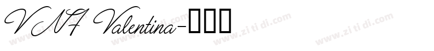 VNF Valentina字体转换